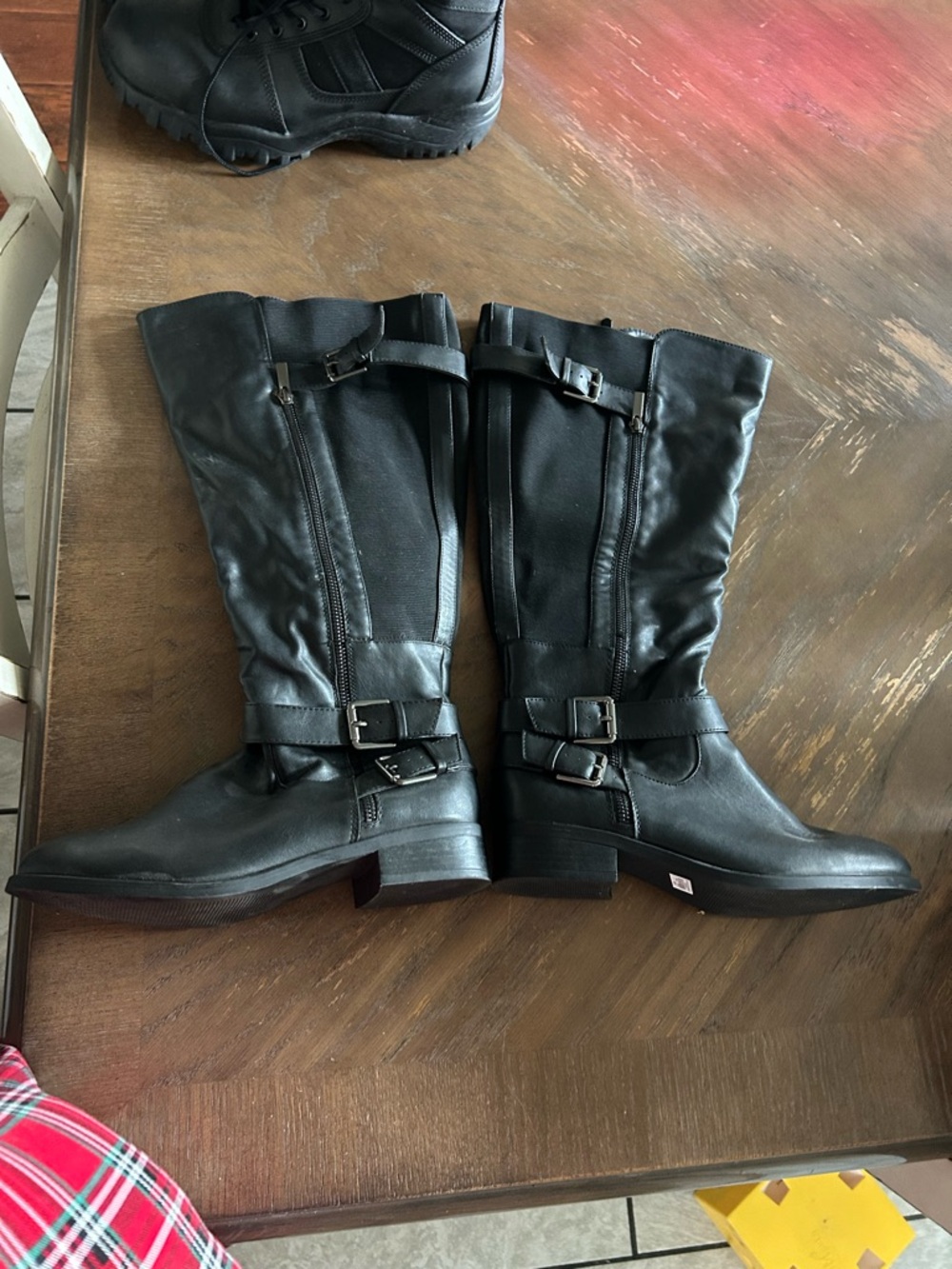 torrid Black Buckle Mid-Calf Riding Boots